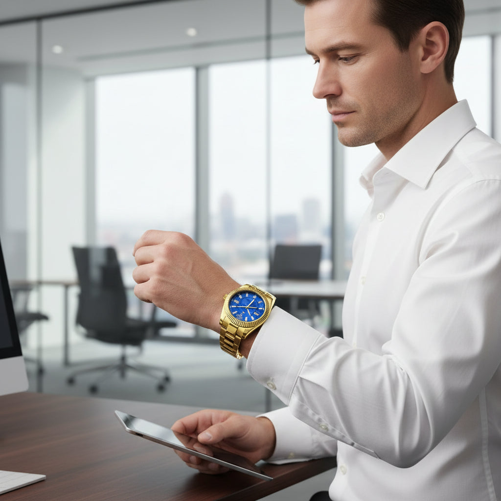 Trooper™ Caritas Steel ChronoWatch