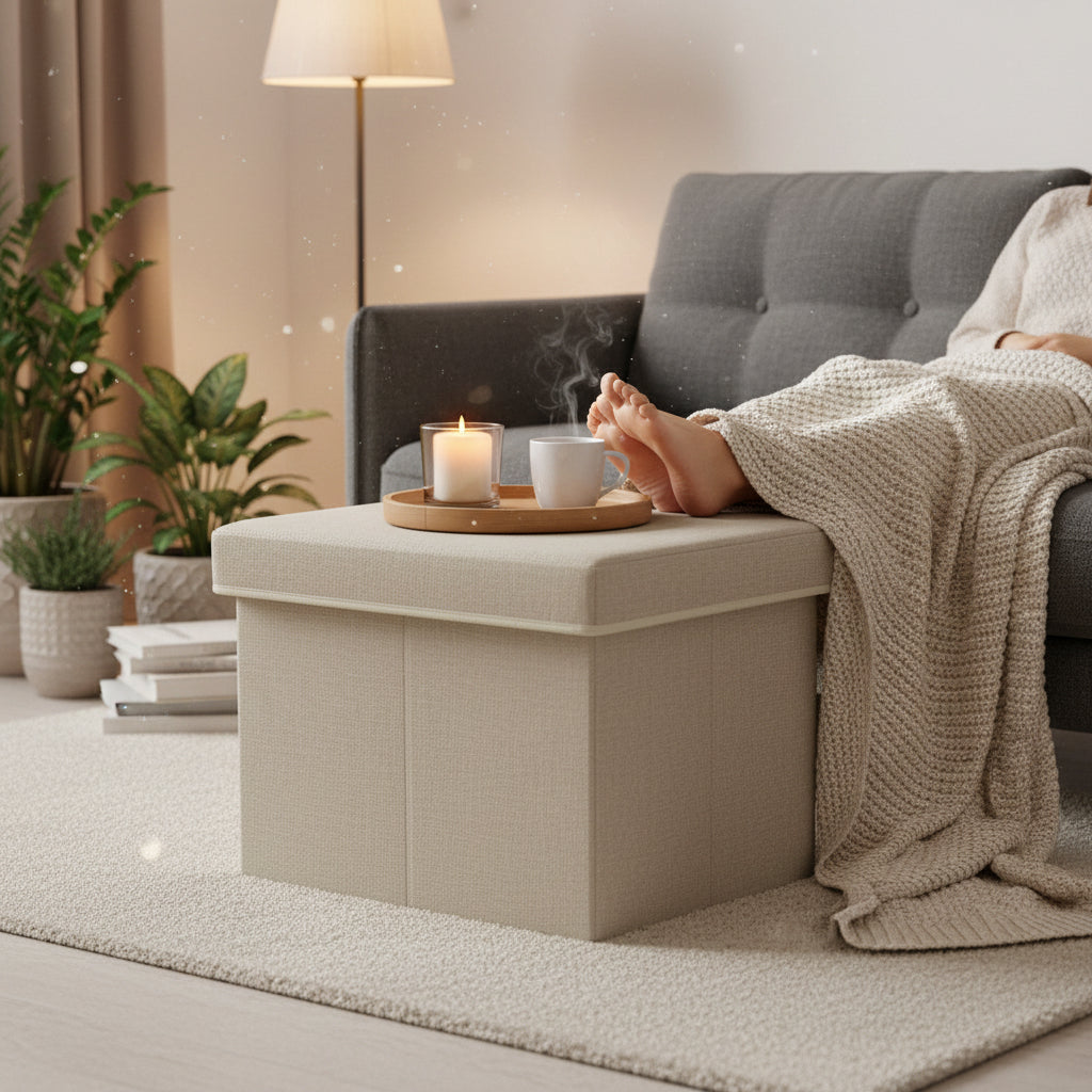 Trooper™ HideCube Folding Storage Ottoman