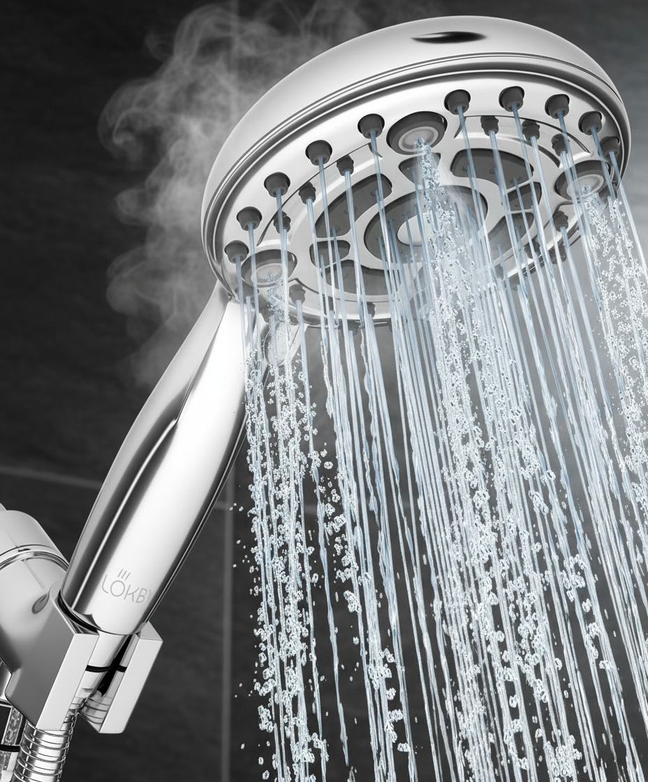 Trooper™ AquaJet High-Pressure Shower Head