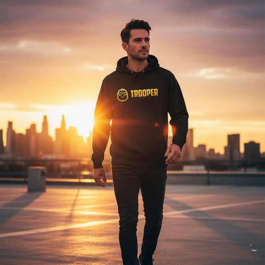 Sweat à capuche en molleton français Trooper Solis™