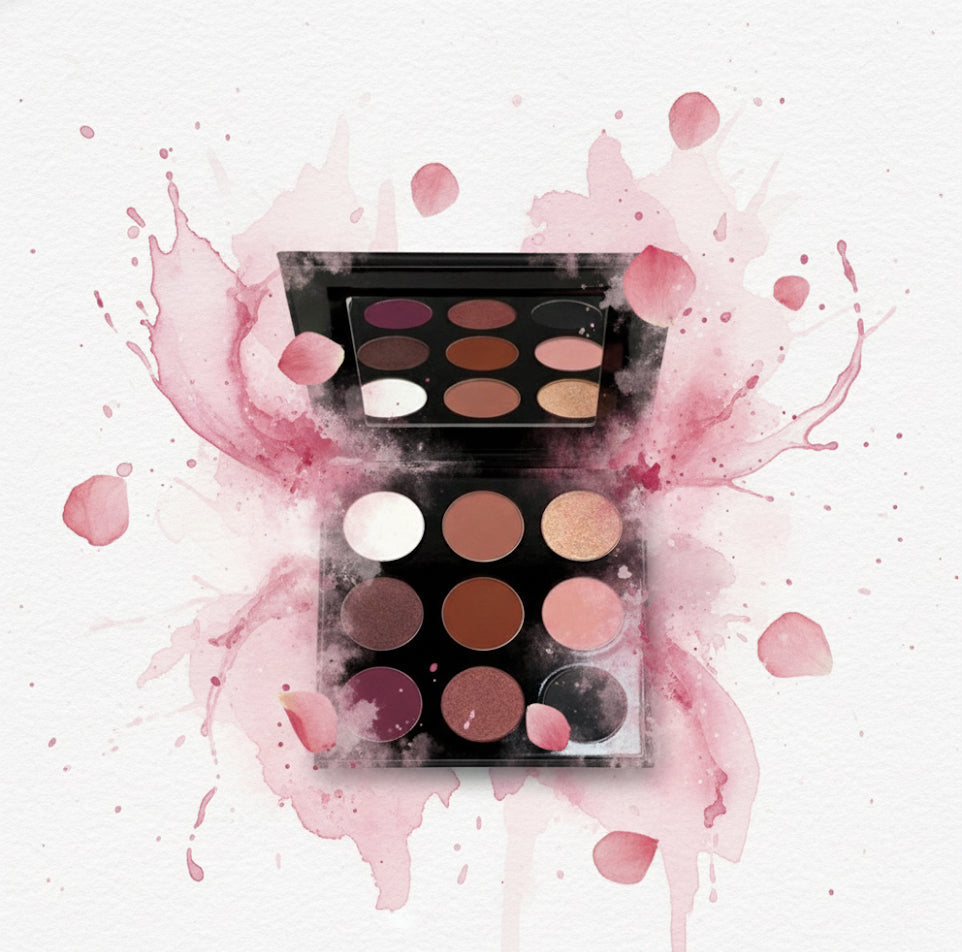 PetalBloom™ Rose Eyeshadow Palette