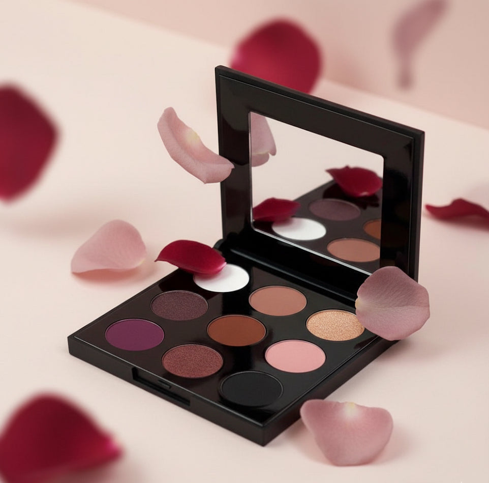 PetalBloom™ Rose Eyeshadow Palette