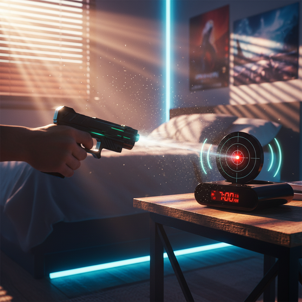 Trooper™ ShootWake Gun Alarm Clock