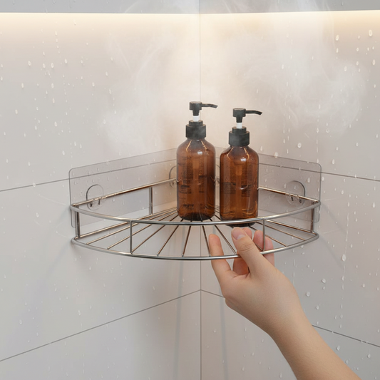 Trooper™ WallSafe Drill-Free Shower Shelf