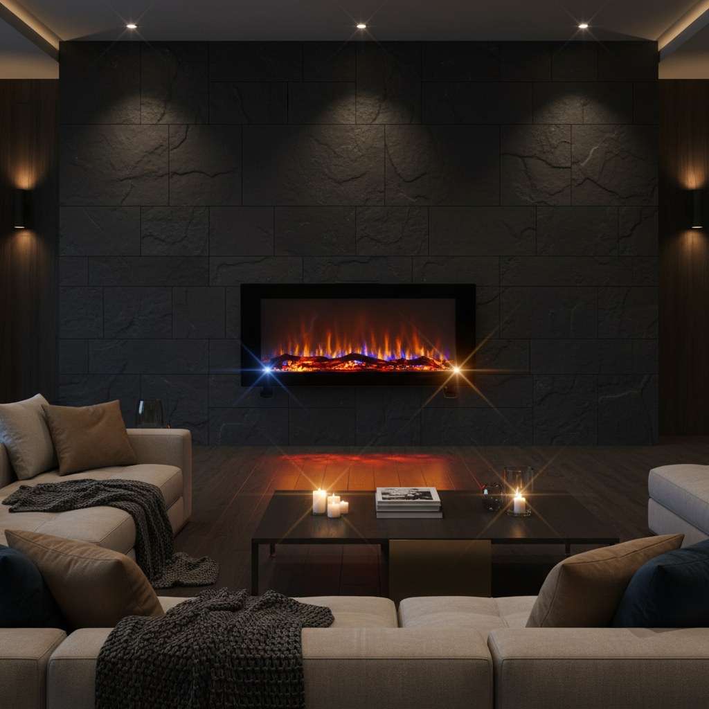 Trooper™ FlameWall Electronic Fireplace