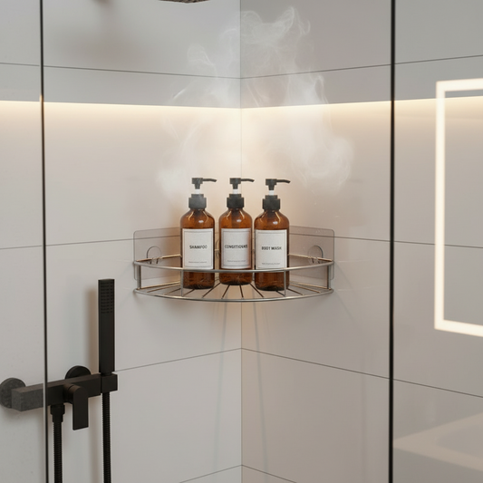 Trooper™ WallSafe Drill-Free Shower Shelf