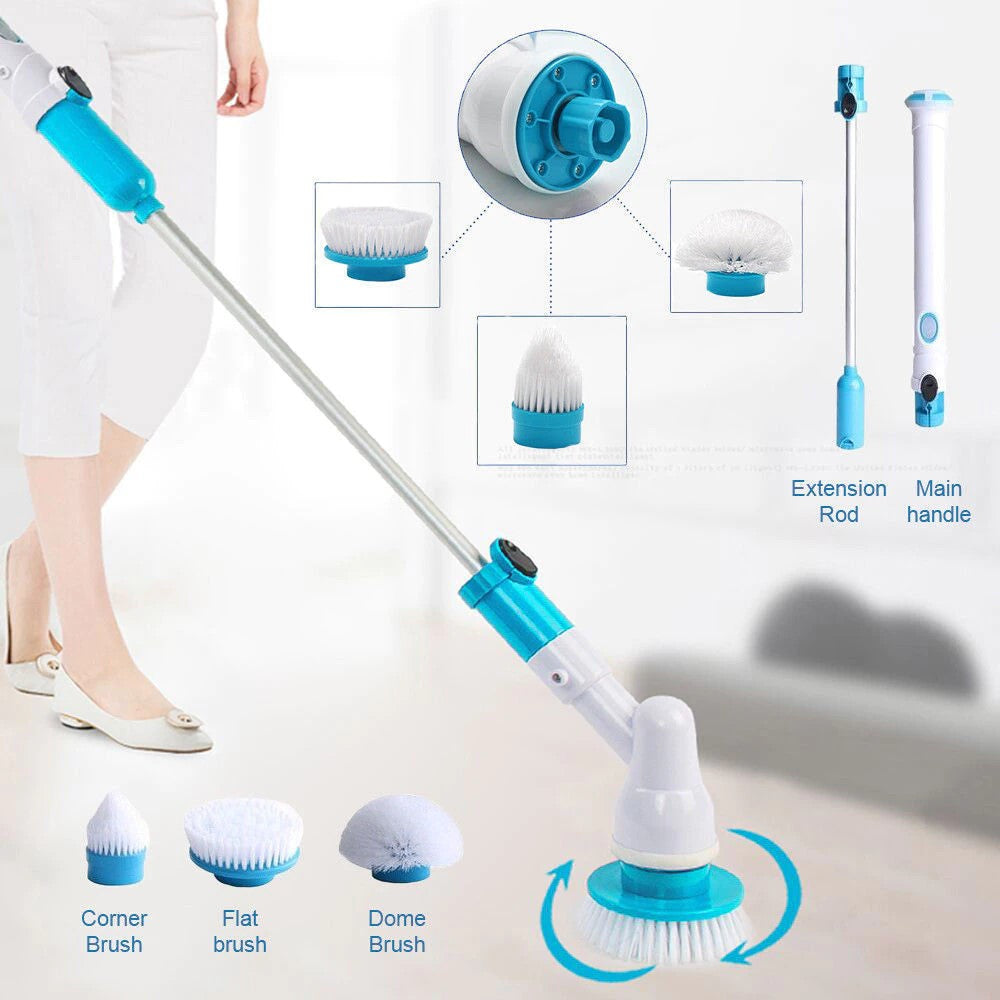 Trooper™ ScrubRoll 2-in-1 Floor Brush & Squeegee