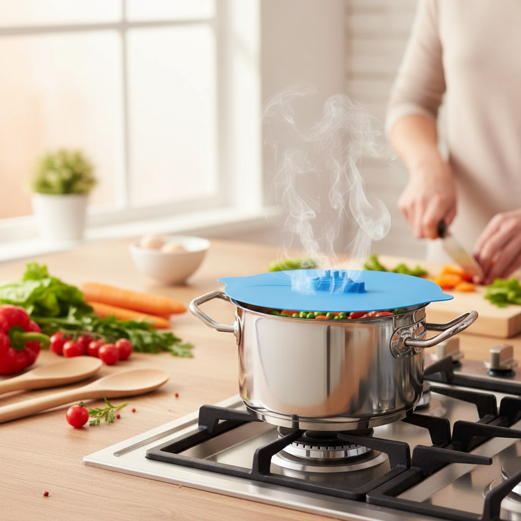 Trooper™ HeatLock Silicone Pot Lid Cover