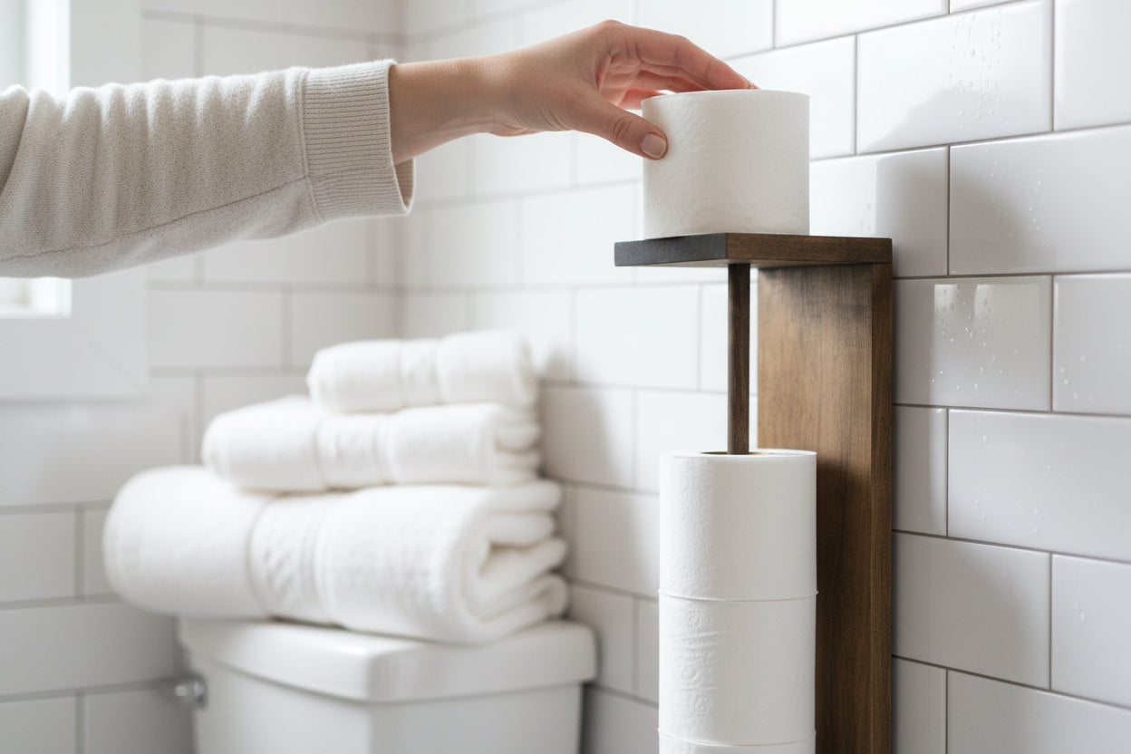 Trooper™ TidyRoll Toilet Paper Storage Tower